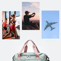 Duffle Bag with Shoe Compartment - NEXTLEVEL 