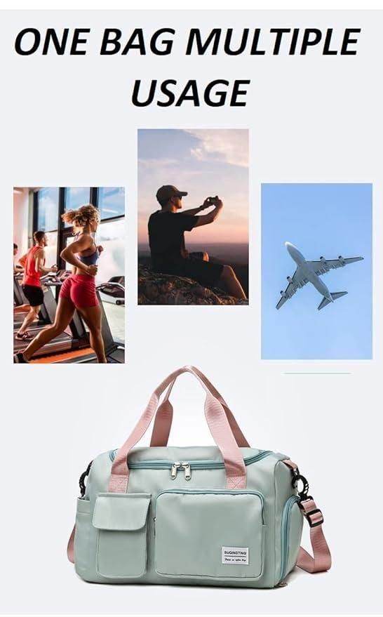 Duffle Bag with Shoe Compartment - NEXTLEVEL 