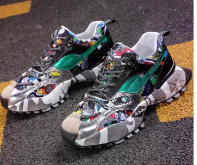 Autumn New Trendy Colorful Dad Sneakers for Men - NEXTLEVEL 