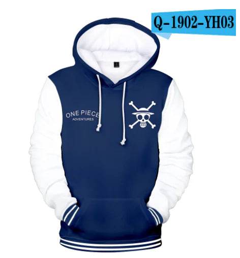 One Piece Anime Digital Print Hoodie - NEXTLEVEL 