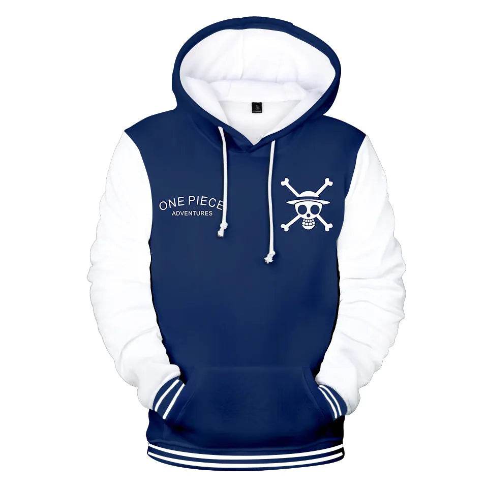 One Piece Anime Digital Print Hoodie - NEXTLEVEL 