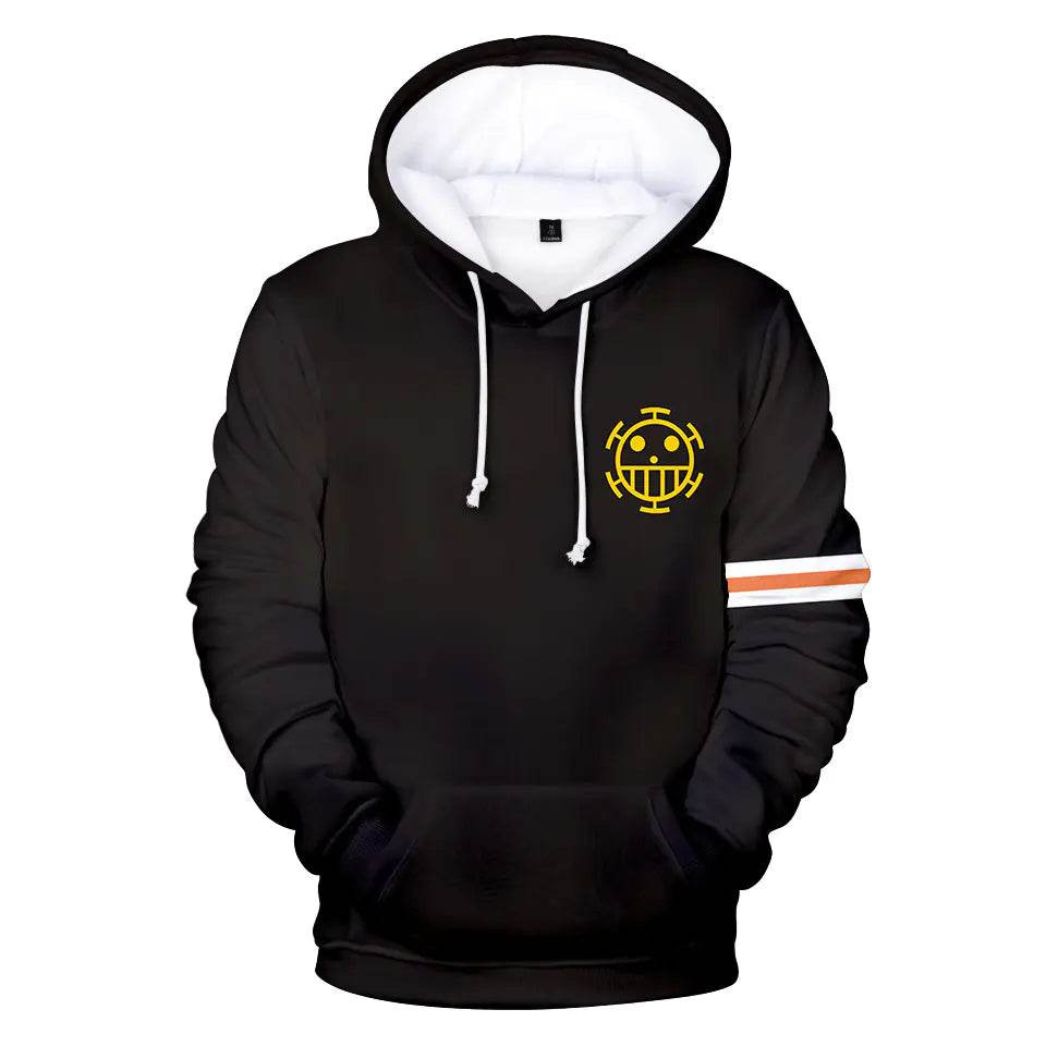 One Piece Anime Digital Print Hoodie - NEXTLEVEL 