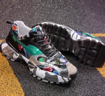 Autumn New Trendy Colorful Dad Sneakers for Men - NEXTLEVEL 